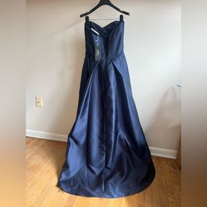 Alfred Sung Strapless High/Low Ballgown size 6